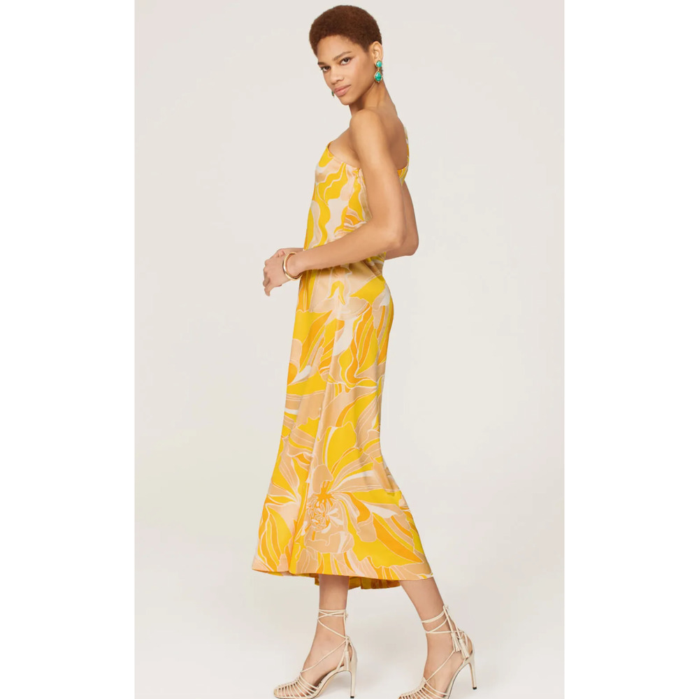 Alexis Lef Dress in Yellow Floral  Size S - Picture 3 of 12